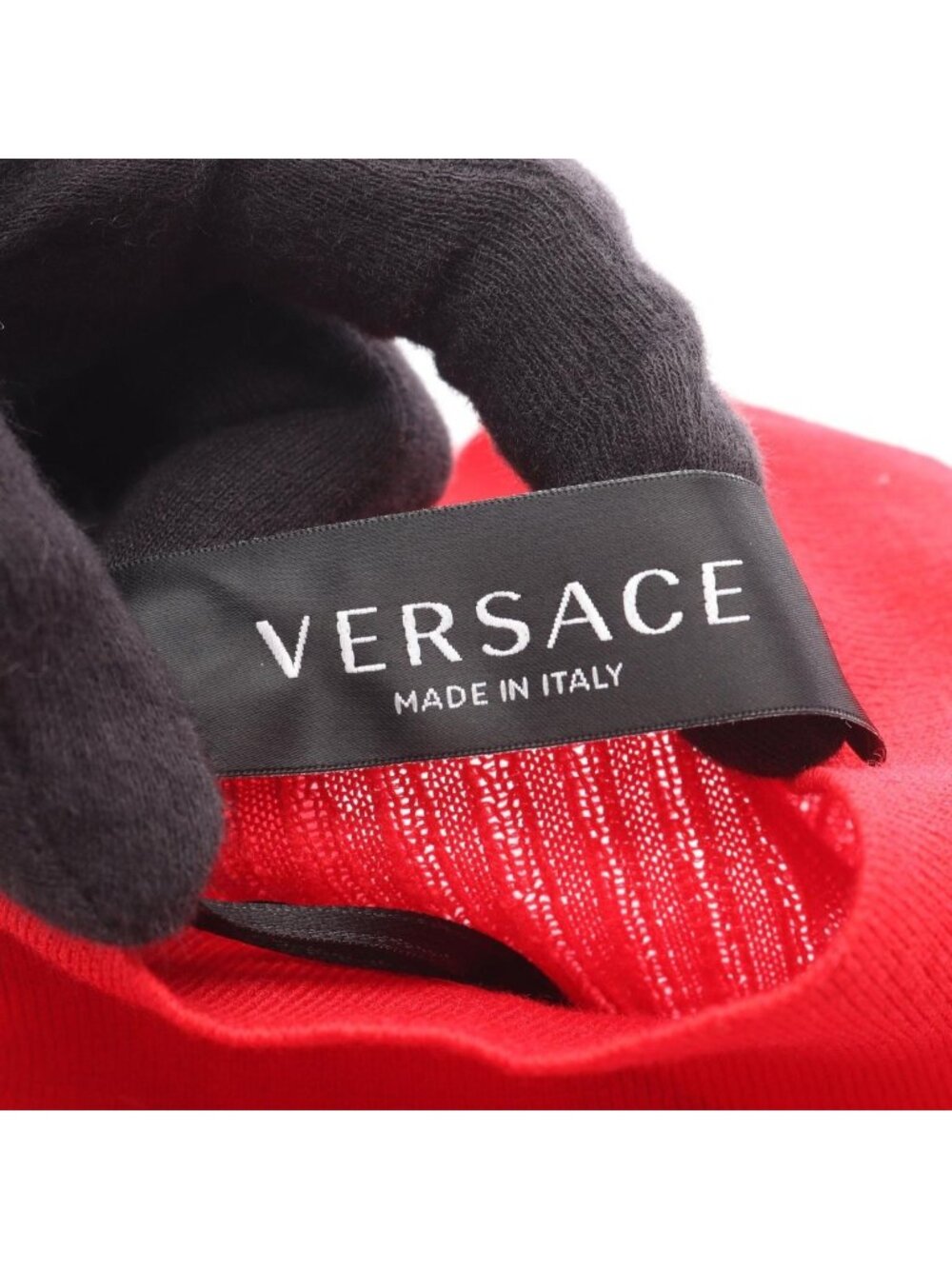 Versace Knit Wool Red 40 - Picture 3 of 5
